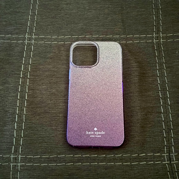 kate spade Other - Kate Spade Purple Ombré Sparkle Case